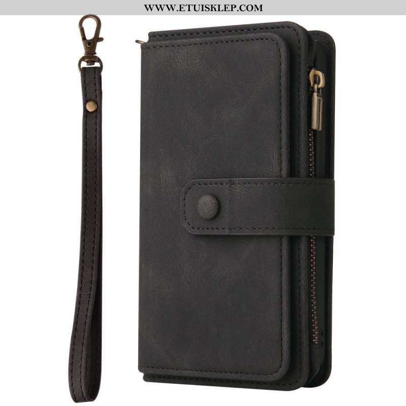 Etui Folio do iPhone 14 Wielofunkcyjny Uchwyt Na Karty